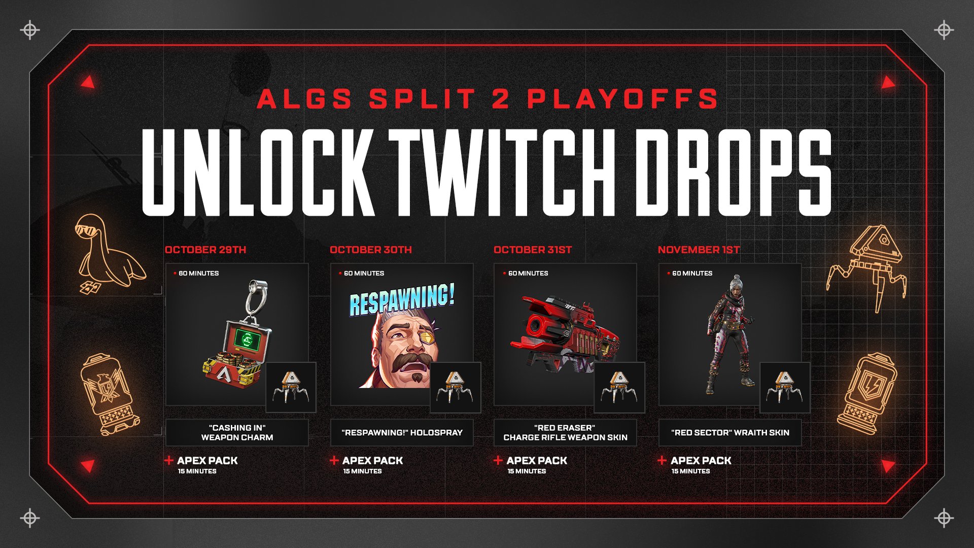 ALGS Split 2 PlayoffsのTwitchドロップ